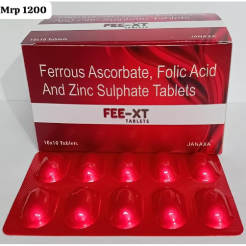 Ferrous Ascorbate, Folic Acid & Zinc Tablets